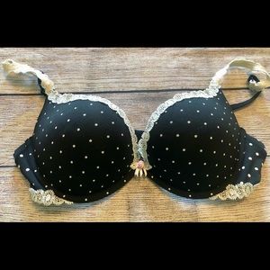 Victoria’s Secret 36C Polka-Dot Padded Push-Up Bra